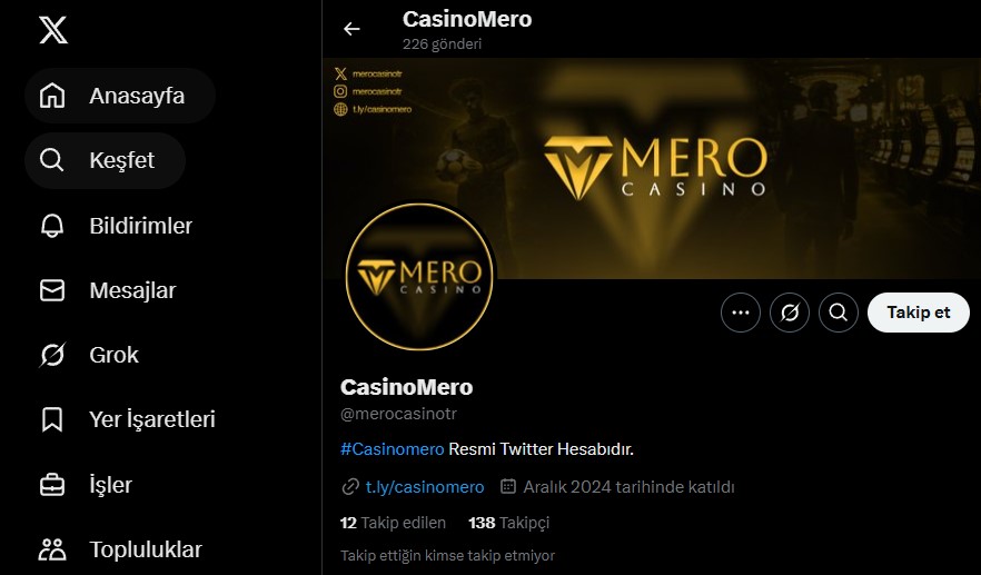 Casinomero Twitter